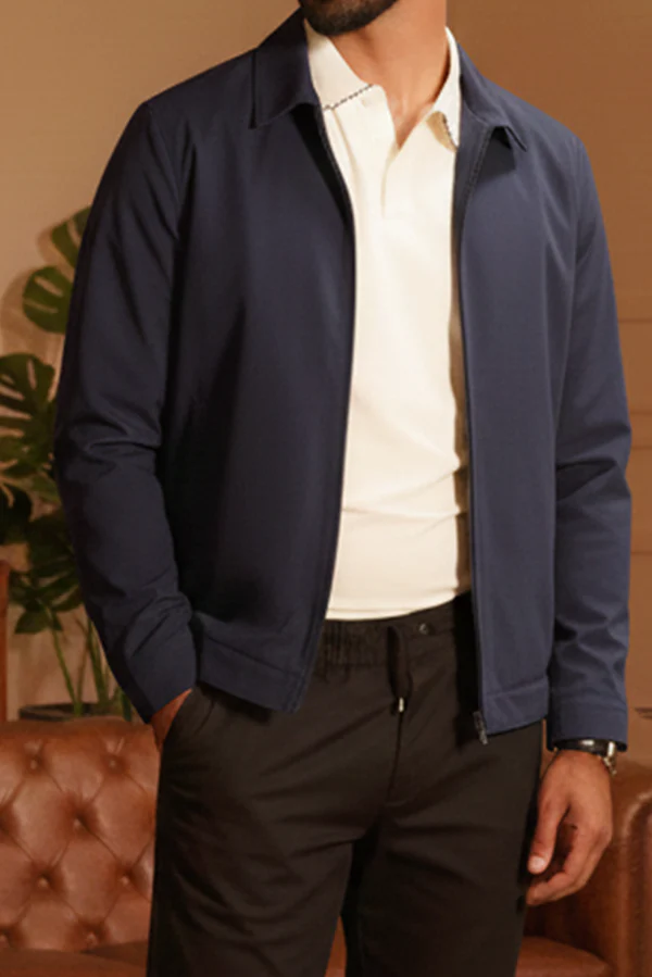 The Refined Zip-Front Jacket