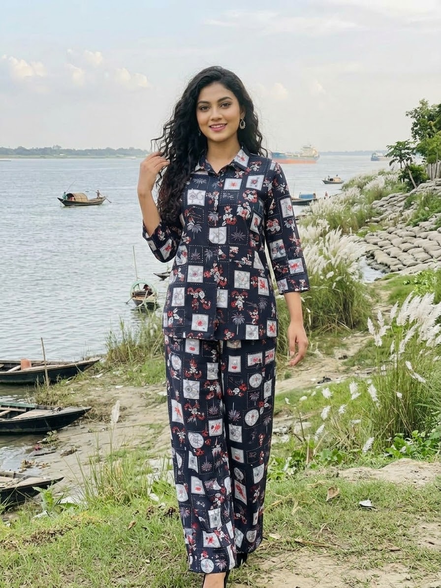 Premium Printed Co-Ord Set (P-3699)
