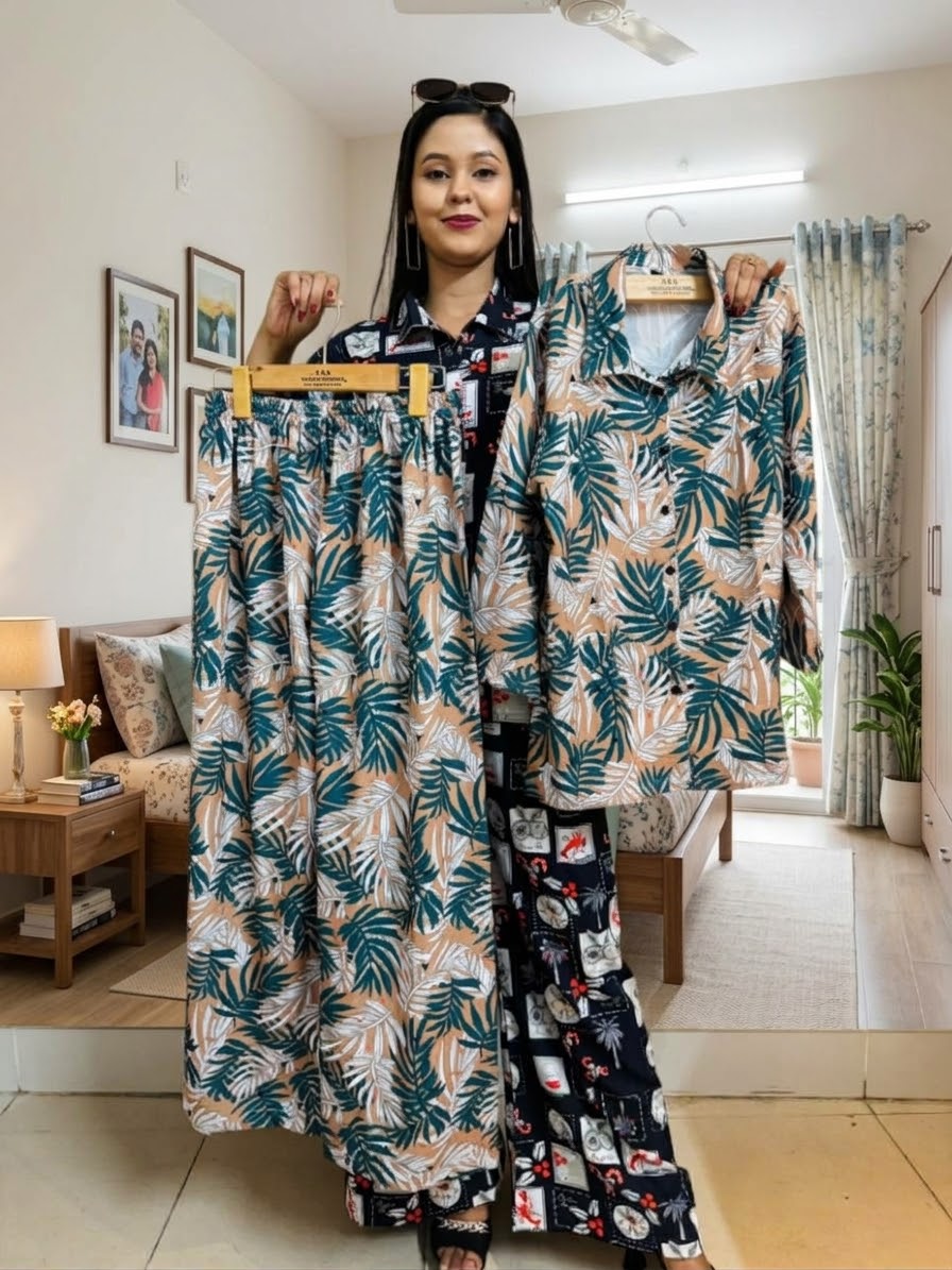 Premium Printed Co-Ord Set (P-3700)